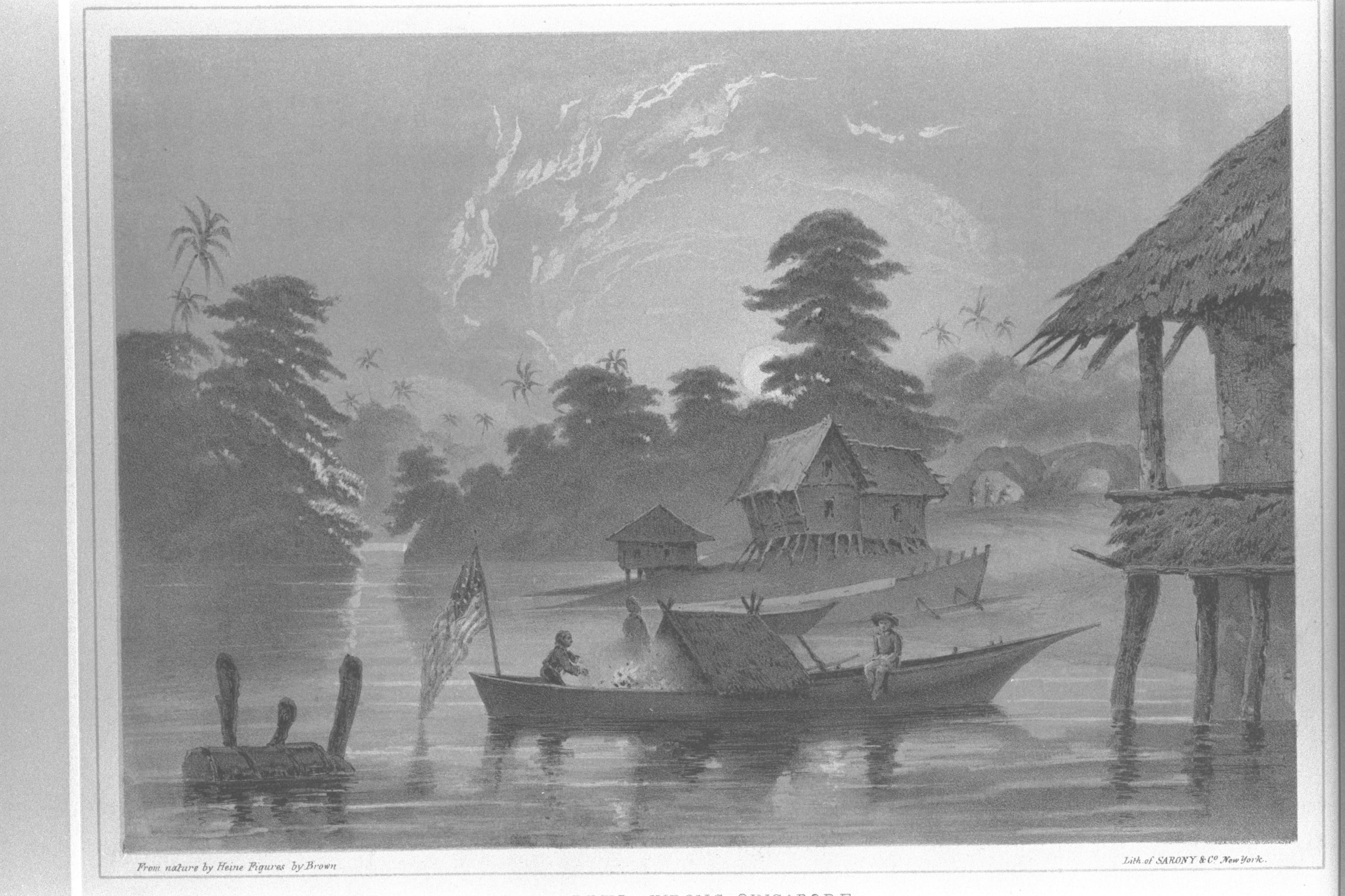 Scene of Jurong’s natural landscape in the past.